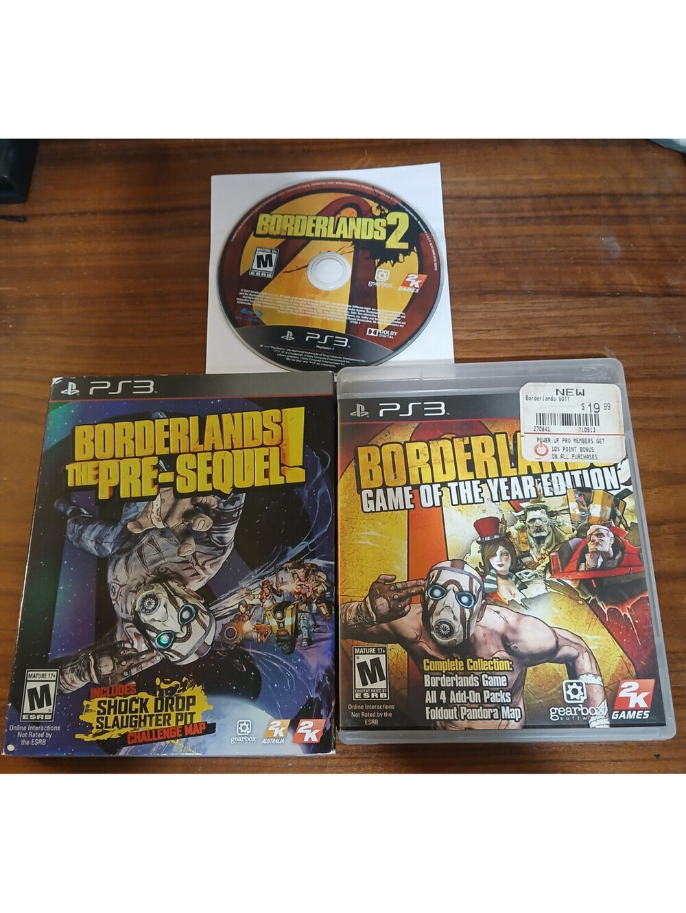 Borderlands 1, 2 & Pre-Sequel (PlayStation 3) Bundle